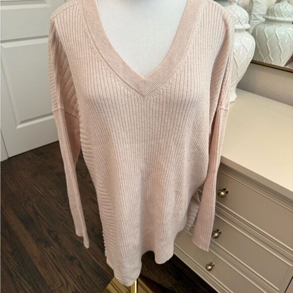 NWT All Saints Keld V-neck sweater-BB7 - Picture 6 of 8